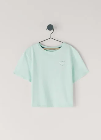 Camiseta de corte holgado con estampado del logotipo