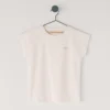 Camiseta de corte holgado con estampado del logotipo
