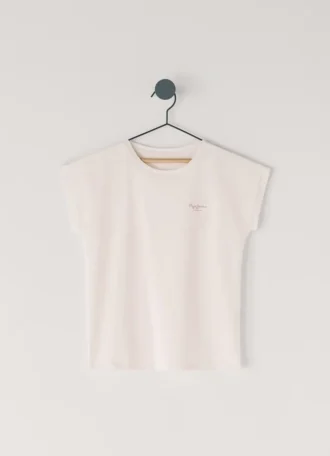 Camiseta de corte holgado con estampado del logotipo