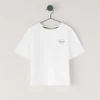 Camiseta de corte holgado con estampado del logotipo