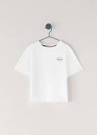 Camiseta de corte holgado con estampado del logotipo
