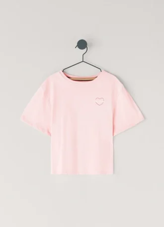 Camiseta de corte holgado con estampado del logotipo