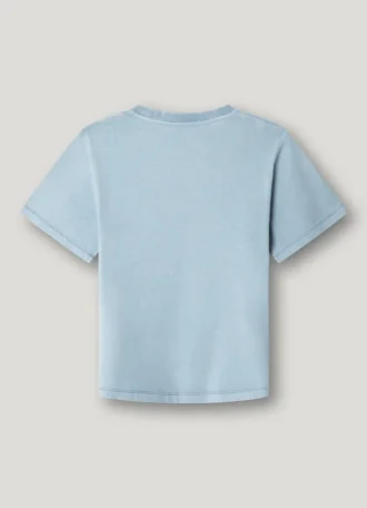 Camiseta de corte holgado con estampado del logotipo
