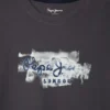 Camiseta de corte holgado con estampado del logotipo