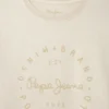 Camiseta de corte holgado con estampado del logotipo
