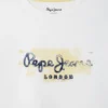 Camiseta de corte holgado con estampado del logotipo