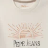 Camiseta de corte holgado con estampado del logotipo