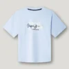 Camiseta de corte holgado con estampado del logotipo