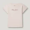Camiseta de corte holgado con estampado del logotipo