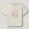 Camiseta de corte holgado con estampado del logotipo