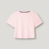 Camiseta de corte holgado con estampado del logotipo