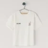 Camiseta de corte holgado con estampado en la espalda Camiseta de corte holgado con estampado en la espalda