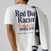 Camiseta de corte holgado con estampado en la espalda