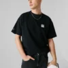 Camiseta de corte holgado con estampado en la espalda