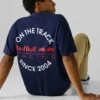 Camiseta de corte holgado con estampado en la espalda