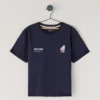 Camiseta de corte holgado con estampado en la espalda