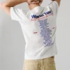 Camiseta de corte holgado con estampado en la espalda Camiseta de corte holgado con estampado en la espalda