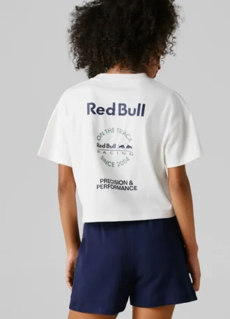Camiseta de corte holgado con estampado en la espalda