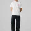 Camiseta de corte holgado con estampado en la espalda