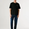 Camiseta de corte holgado con estampado en la espalda