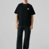 Camiseta de corte holgado con estampado en la espalda