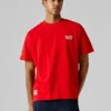 Camiseta de corte holgado con estampado en la espalda Camiseta de corte holgado con estampado en la espalda
