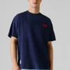Camiseta de corte holgado con estampado en la espalda