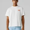Camiseta de corte holgado con estampado en la espalda