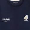 Camiseta de corte holgado con estampado en la espalda