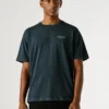 Camiseta de corte holgado con estampado en la espalda