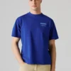 Camiseta de corte holgado con estampado en la espalda