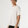 Camiseta de corte holgado con estampado en la espalda