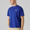 Camiseta de corte holgado con estampado en la espalda