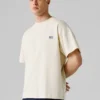 Camiseta de corte holgado con estampado en la espalda