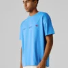 Camiseta de corte holgado con estampado en la espalda