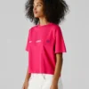 Camiseta de corte holgado con estampado en la espalda Camiseta de corte holgado con estampado en la espalda