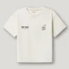 Camiseta de corte holgado con estampado en la espalda Camiseta de corte holgado con estampado en la espalda