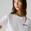 Camiseta de corte holgado con estampado en la espalda