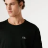 Camiseta de corte holgado con estampado en la espalda