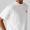 Camiseta de corte holgado con estampado en la espalda