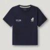 Camiseta de corte holgado con estampado en la espalda