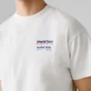 Camiseta de corte holgado con estampado en la espalda Camiseta de corte holgado con estampado en la espalda