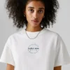 Camiseta de corte holgado con estampado en la espalda Camiseta de corte holgado con estampado en la espalda