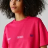 Camiseta de corte holgado con estampado en la espalda Camiseta de corte holgado con estampado en la espalda