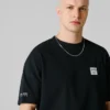 Camiseta de corte holgado con estampado en la espalda