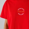Camiseta de corte holgado con estampado en la espalda Camiseta de corte holgado con estampado en la espalda