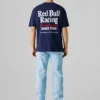 Camiseta de corte holgado con estampado en la espalda