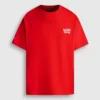 Camiseta de corte holgado con estampado en la espalda Camiseta de corte holgado con estampado en la espalda