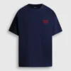 Camiseta de corte holgado con estampado en la espalda