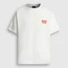 Camiseta de corte holgado con estampado en la espalda